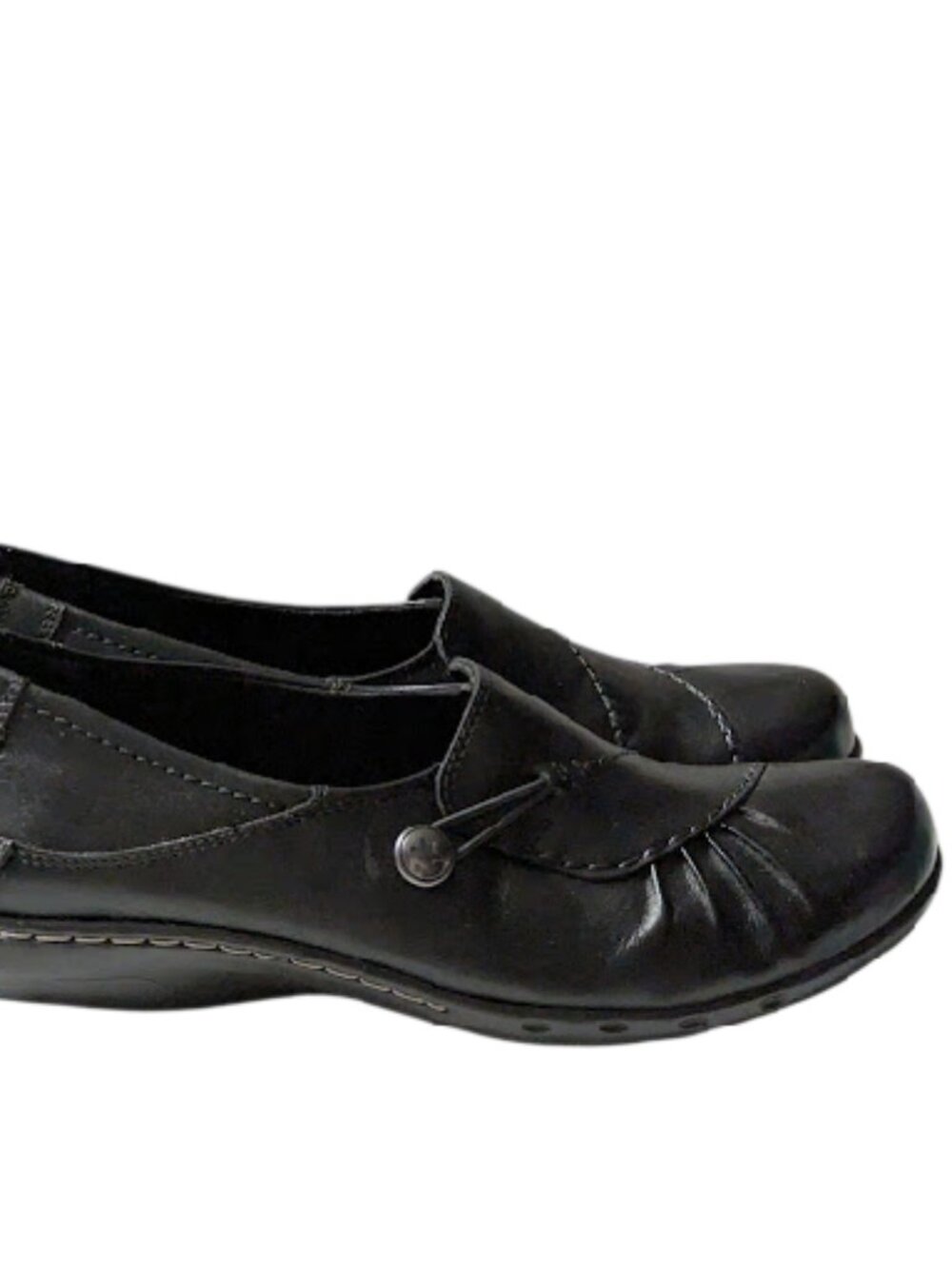 Cobb Hill Rockport Paulette Black Leather Cushion Comfort Loafers Size 9 NWOB - Picture 3 of 7